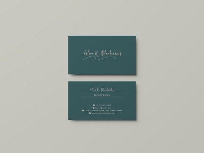 Business Card for Content Creator