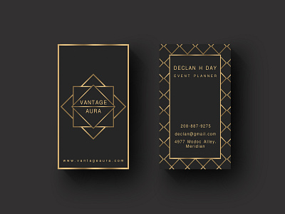 Luxury Business Card Design for  an Event Planner