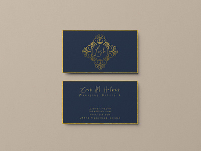 Luxury Business Card Design for a Boutique