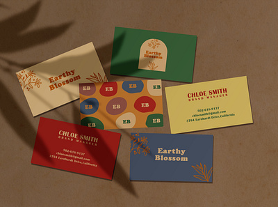 FREE Business Card Mockup Collection - EARTHY BLOSSOM aesthetic business card mockup brand design branding business card business card design business card ideas business card mockup free psd free branding mockup download free business card mockup free download free shadow overlay psd mockup graphic design premium business card mockup