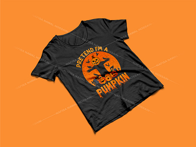 Pretend I'm a pumpkin - Halloween T-Shirt Design graphic tees halloween costume designs halloween designs halloween pumpkin designs halloween t shirt designs merch design t shirt designer t shirt designs