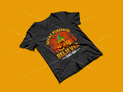 Great pumpkin believer since 1966 - Halloween T-Shirt Design