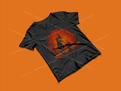 100% that witch - Halloween T-Shirt Design