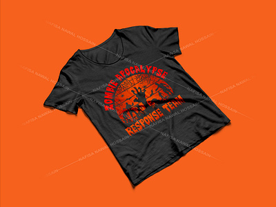 Zombie apocalypse response team - Halloween T-Shirt Design