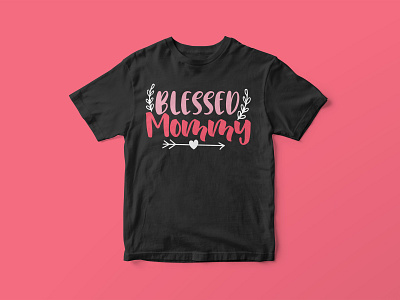 Blessed Mommy, Mother’s Day SVG Design colorful cut file design graphic design graphic tees merch design mom life svg mom svg mothers day quotes mothers day svg svg svg cut file svg cut file design svg design t shirt designer tshirt design typography typography tshirt design