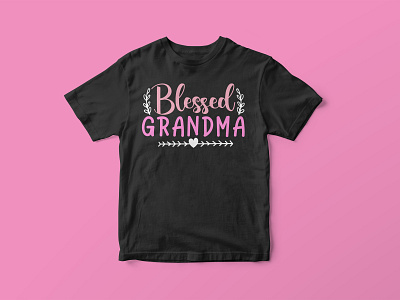 Blessed Grandma, Mother’s Day SVG Design colorful cut file cut file design design grandma svg grandmother svg graphic design graphic tees merch design mom life funny quotes mom life svg mothers day svg svg svg cut file svg cut file design svg design t shirt designer tshirt design typography typography tshirt design