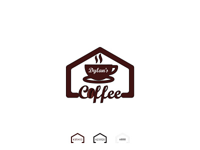 Dylan's Coffee Shop Logo Branding brand identity cafe cappuccino coffee art coffee lovers coffee shop logo dailylogochallenge iconic logo lettermark mablogo20 meaningful logo minimalist logo typography logo unique logo