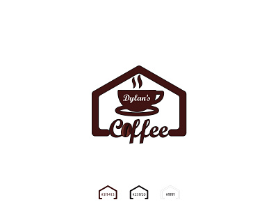 Dylan's Coffee Shop Logo Branding