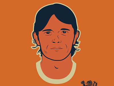 Oranjehelden Phillip Cocu dutch football heroes illustration illustrator oranje portrait soccer vector vectorart