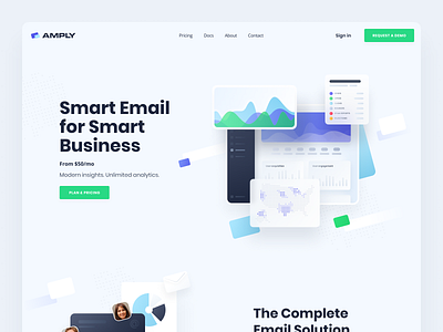 SendAmply Marketing platform 📨 by Oleksandr Plyuto 🇺🇦 Dribbble