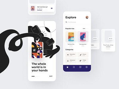 LIBRA | Onboarding & Home screen