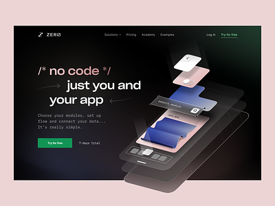 ZER0  /* No-code app builder */