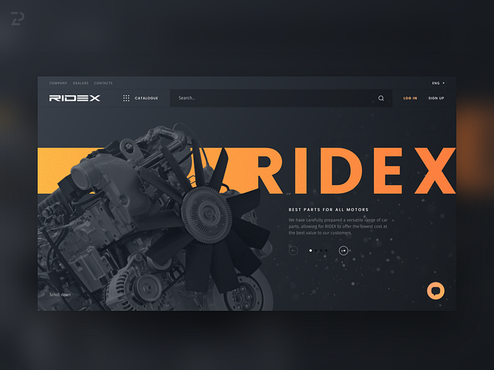 Ridex Homepage by Oleksandr Plyuto 🇺🇦 on Dribbble