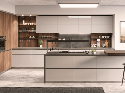 BOXI Kitchen 3d architecture cgi design interior kitchen rendering