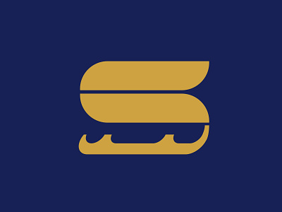 SSS blue gold branding design graphic element identity identity design logo vector