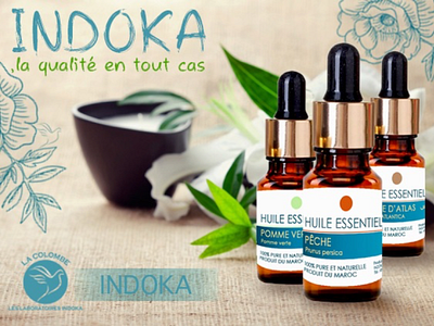 Indoka affiche graphic design identity minimal product design