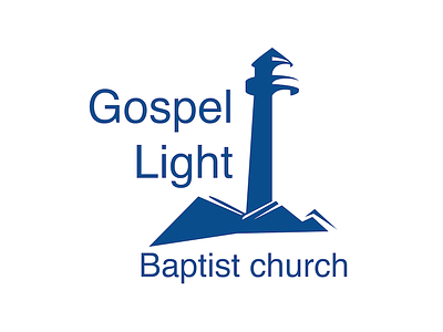 Gospel Light Baptist Church church lighthouse logo