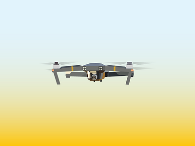 Stylized Drone drones illustration stylized vector