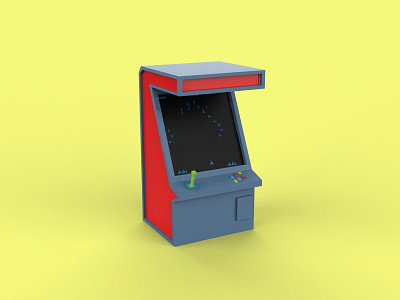 Arcade Cabinet 3d models arcade cabinet game