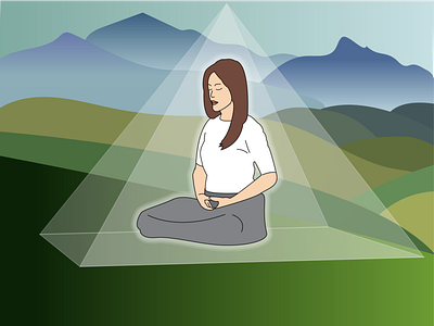 mindful calm design illustration meditation mindful mindfulness