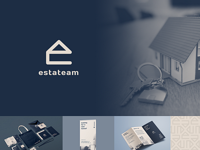 Branding // Estateam Real Estate brand identity branding design graphic design logo property real estate real estate logo realestate visual identity