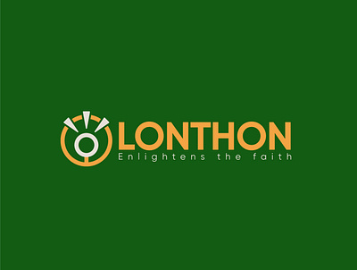 Lonthon branding design flat graphic design icon logo minimal typography vector