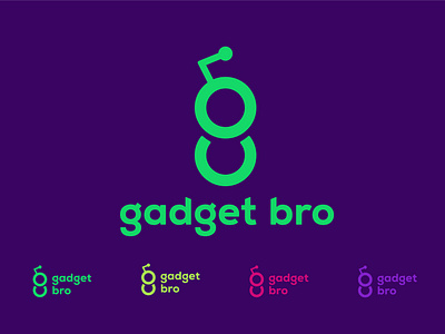 Gadget Bro branding design flat graphic design icon logo minimal vector