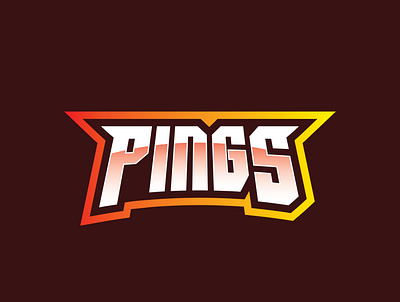 PINGS branding design graphic design logo minimal vector