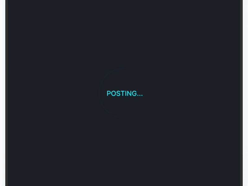 Posting... by Paul Martens on Dribbble