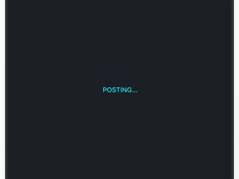 Posting... loading mobile posting