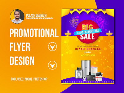 Product Promotional Flyer design designer diwali flyer flyer design marketing marketing flyer product flyer promotional flyer sale flyer