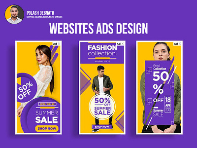Web ads design 2020 abstract design ads ads banner ads design adsense branding clothes clothing color creative e shop ecommerce fashion fashion design onlineshop promotional ads shop web ads website