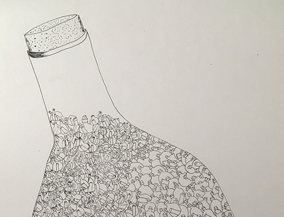 Stories in a bottle design illustration illustrator