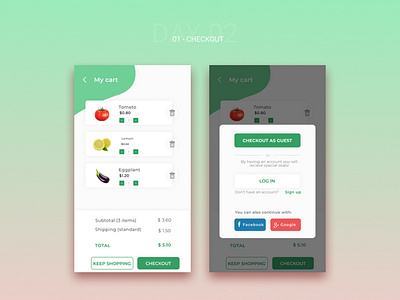 UI daily challenge - Checkout