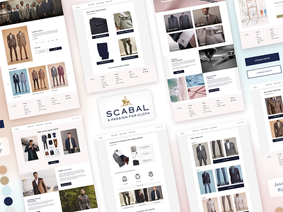 Luxury Suits - Ecommerce Website Design brand branding business clothing concept ecommerce fashion high end layout luxury online shop photography project store student suits university web webdesign wedding