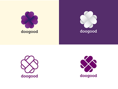 Doogood charity heart logo symbol