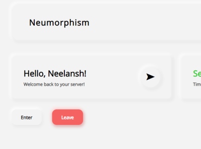 CSS Neumorphism 1 css neumorphic neumorphism ui web