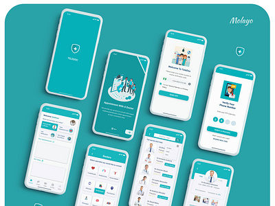TELEDOC app appointment booking color design doctor figma icon telemedicine typography ui ui ux design user experience