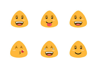 Smiley emoticons colors emoticons flat icons psd smiles