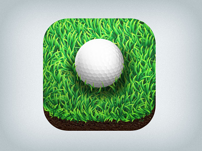 Golf App icon android app appstore colors design flat icon iphone ui