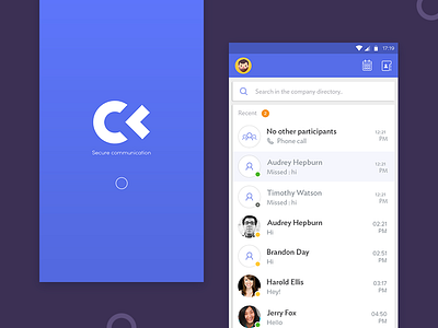 Clearkeep - Messaging App for Teams app chat app graphic design messaging skype ui design whatsapp