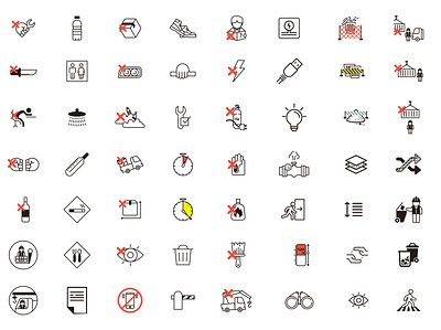 Icons 01 2d 2d art branding design icon set illustration illustrator vector