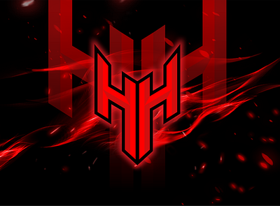 HH logo initials gaming esports - FOR SALE! 3d branding creative design esports fancy fire gamers gaming hh hh logo illustration initials logo letters logo logo esports logo gaming streamer twitch vector