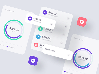 Finance Dashboard Elements