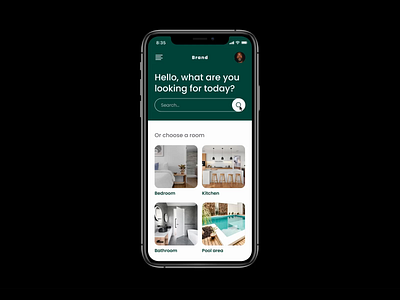 Home Improvement Marketplace App app design ui ux