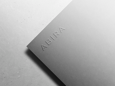 Abira letter branding