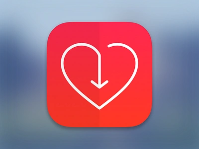 Ponderize App Icon app heart ios lds minimal mobile ponderize