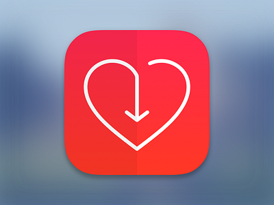Ponderize App Icon app heart ios lds minimal mobile ponderize