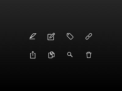 Menu Controller Icons iconography icons ios mobile ui