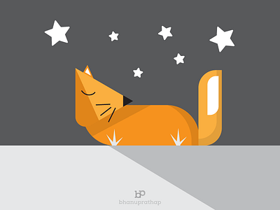 sleeping fox